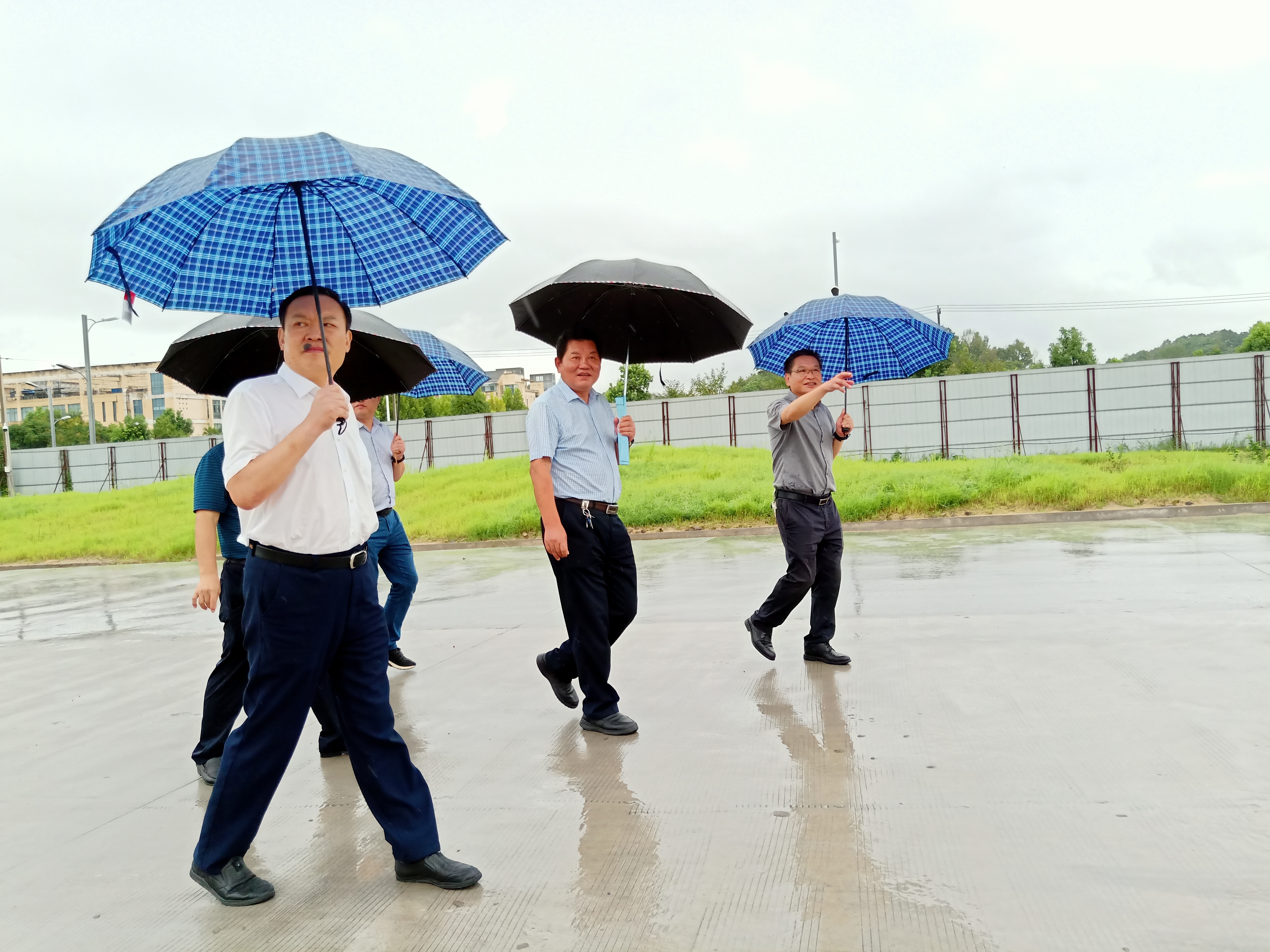 縣人大視察礦產公司高橋灣站點