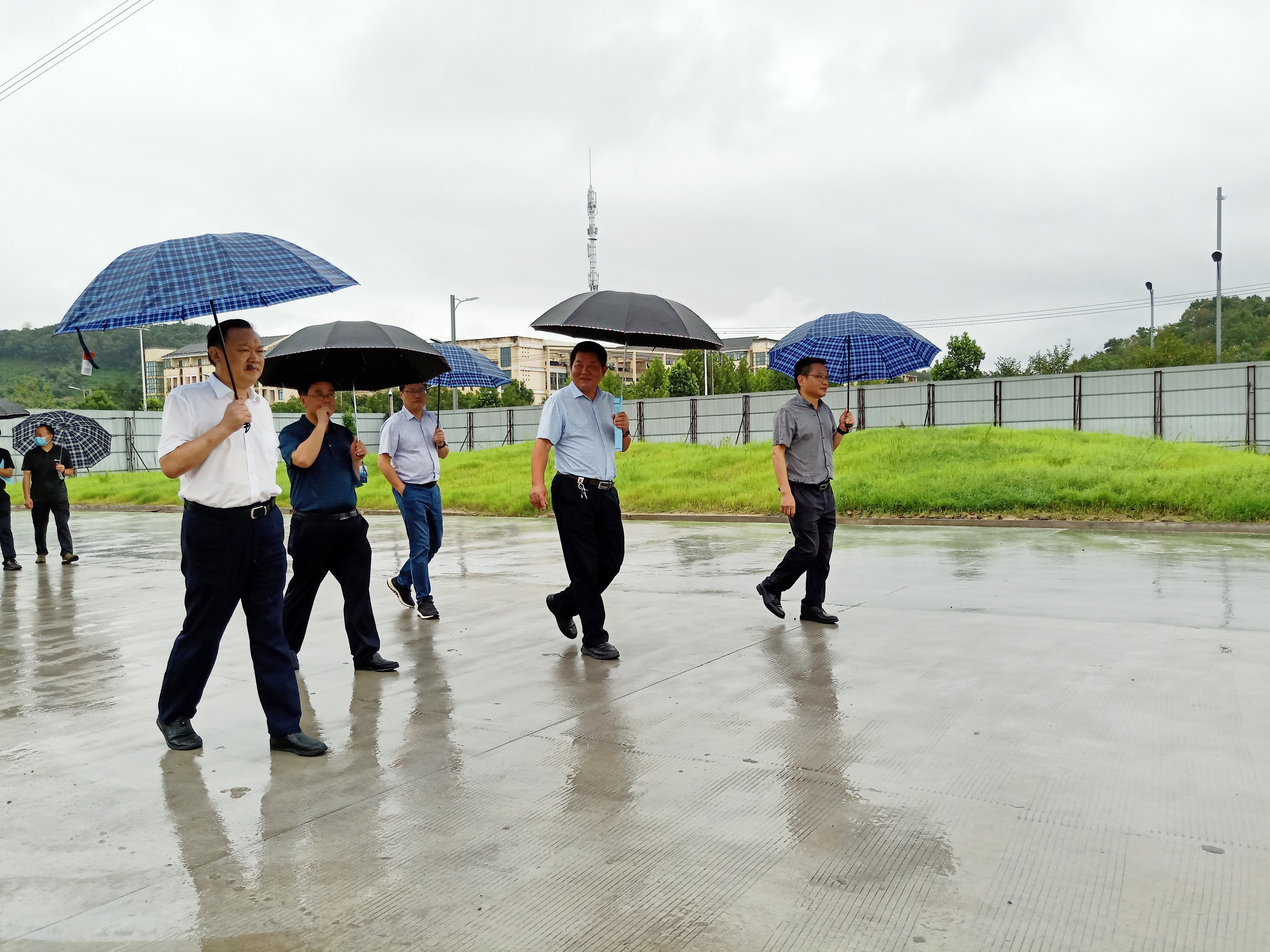 縣人大視察礦產公司高橋灣站點